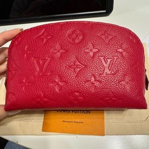 Auth Louis Vuitton cosmetic bag